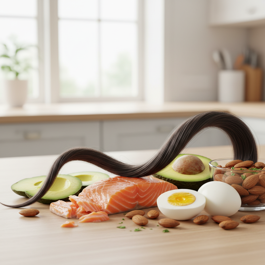 Alimentation et cheveux : ce que vous mangez compte - article conseils capillaires