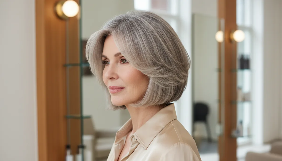 Carré dégradé femme 60 ans : 5 modèles inspirants + conseils pro - Tendances