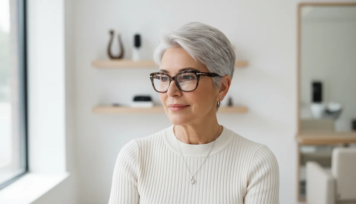 Article vedette : Coiffure femme 70 ans avec lunettes : coupes flatteuses et conseils - conseils coiffure Isabelle Coiffure